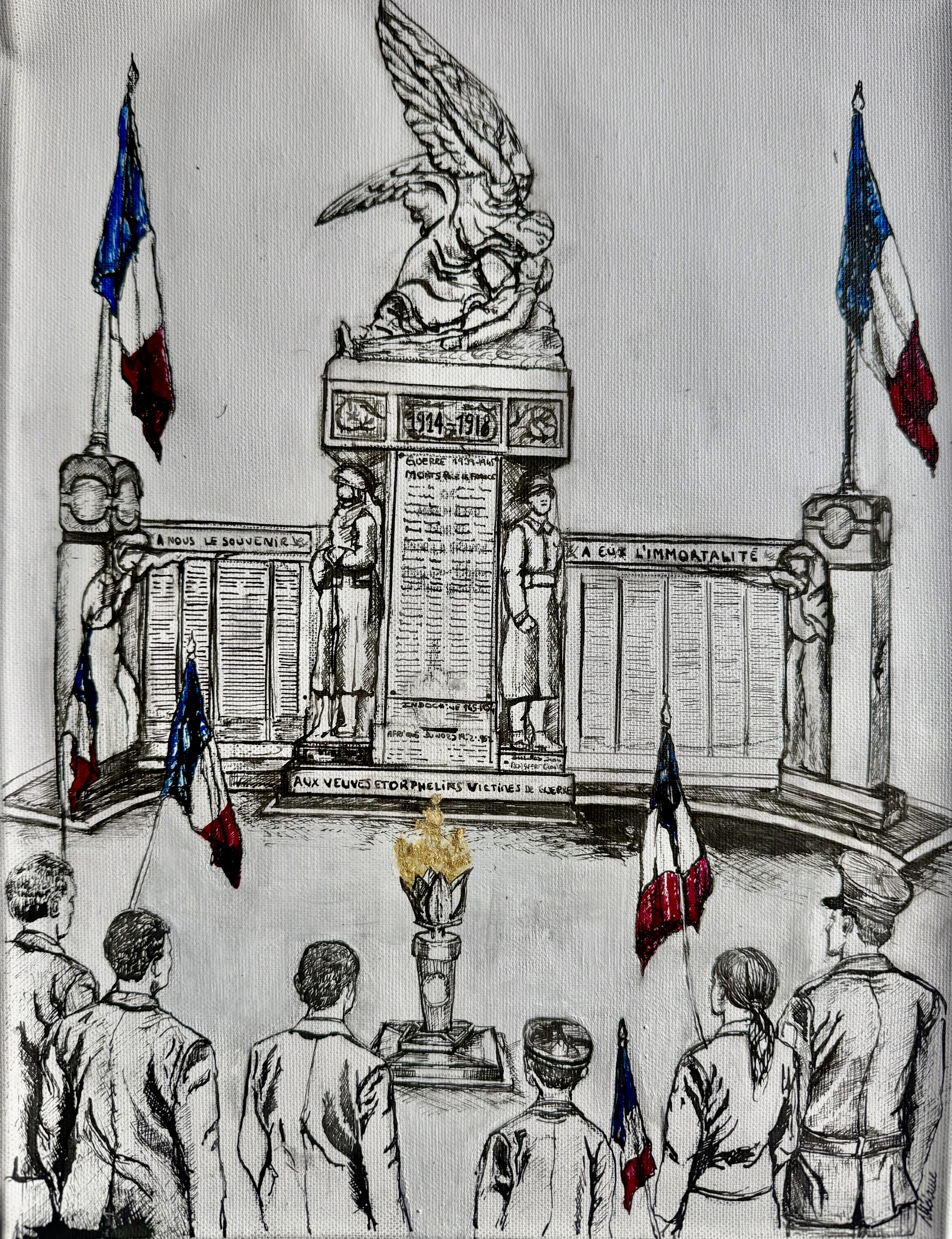 Ceux qui portent la flamme — Mélanie Pauli-Geysse — @a_len_vie